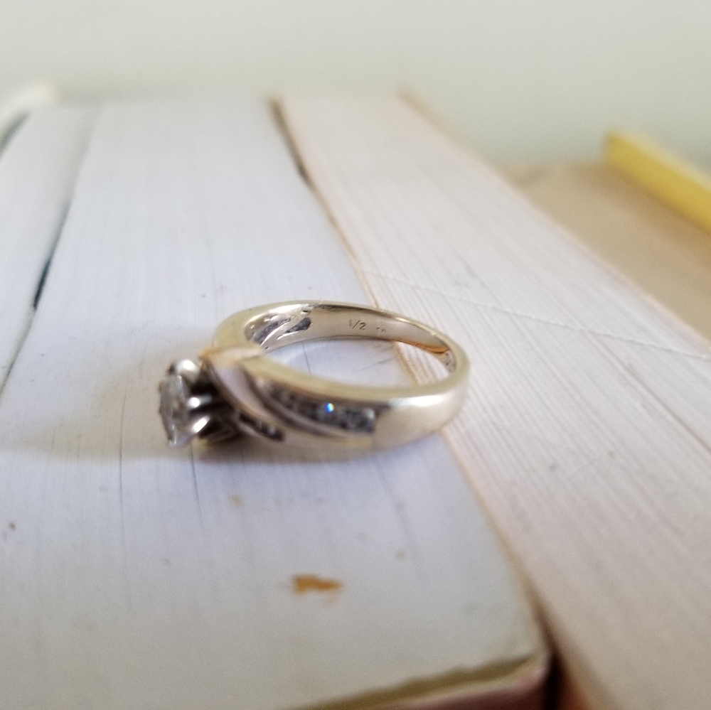 Leo Schachter LSC leo diamond vintage ring  14k - Picture 10 of 16
